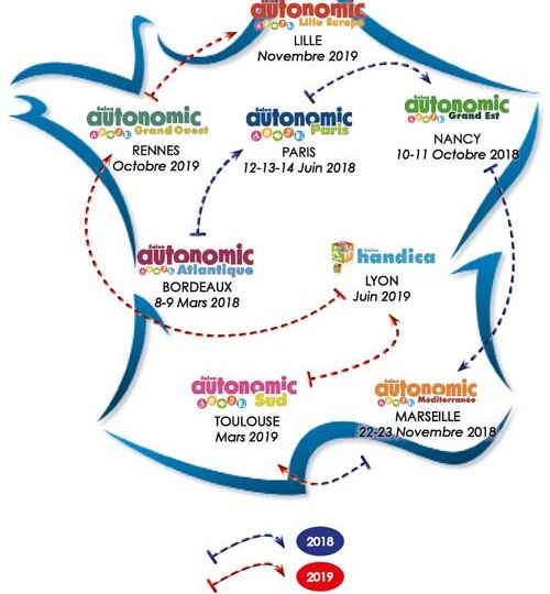 ABC LIFT spécialiste en élévateurs PMR sera présent sur les salons AUTONOMIC NANCY le 10 & 11 Octobre et MARSEILLE le 22 & 23 Novembre